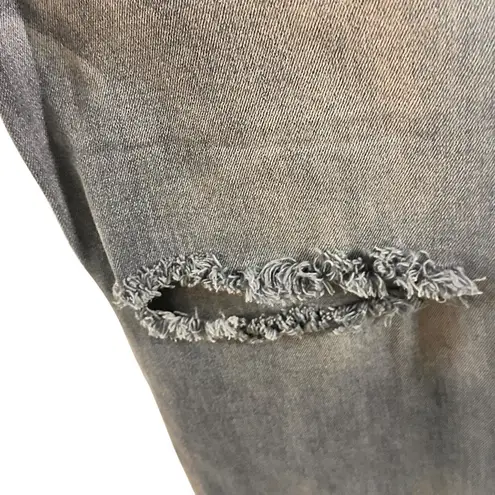 Ymi Size 17/30 Womens Distressed Light Wash Straight Leg Jeans NWT