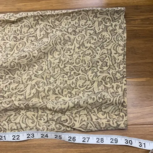 Ellen Tracy Ellen Tracy Silk Wide Leg Pants Womens Size 8 High Waist Patterned Trousers VTG