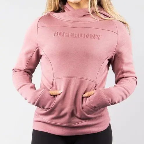 Buffbunny Collection Beyond Pullover Hoodie Cotton Blend - Echinacea Pink Mauve