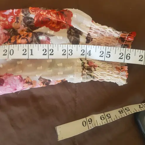 Midnight sky Midnight Womens Blouse Sz Small Floral Cottagecore Victorian Garden Party Retro