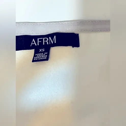 AFRM & Revolve Braylon Mini Dress in Iridescent, size XS Silver