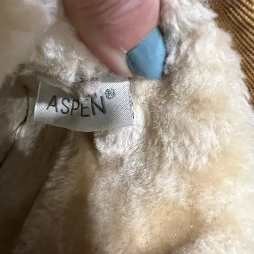 Aspen Suede Lace Up Ankle Bootie Boots Boot Slipper Size 9 Tan