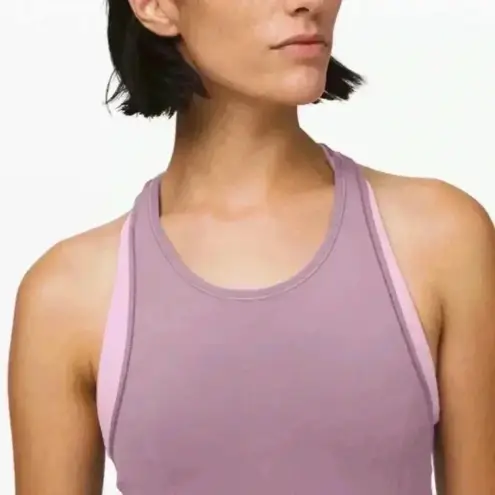 Lululemon  Athletica‎ Gleam and Glow Tank Frosted Mulberry