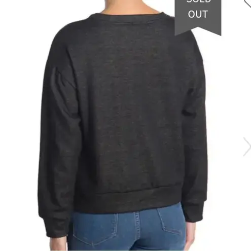 Dee Elly Sweatshirt Quarantine Made This Body Size Small Heather Black Crewneck