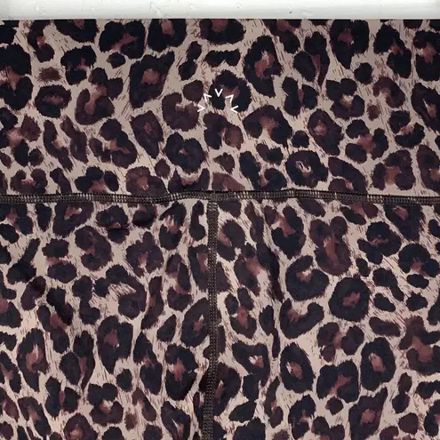 Varley Womens Luna Legging High Rise 7/8 Length Letelux Tort Leopard Size Small