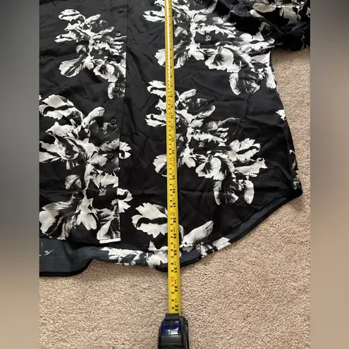 All Saints Charli Relaxed Fit Floral Silk Blend Shirt