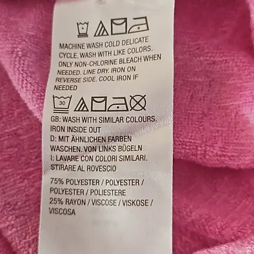 NWOT Candace Cameron Bure Plum Berry Wide Leg Dress Pants Women’s Petite 1X Pink