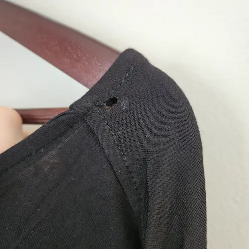 Yana K Dress 3/4 Lisa Long Sleeve Black Neutral Casual Oversized Loose Fit Size undefined