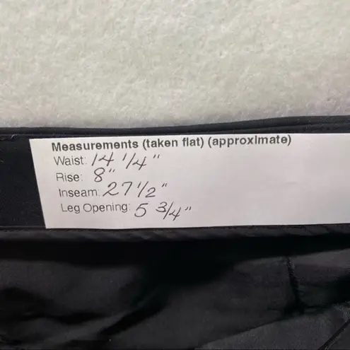 Cynthia Steffe Black Stretch Slim Leg Crop Pant Size 2