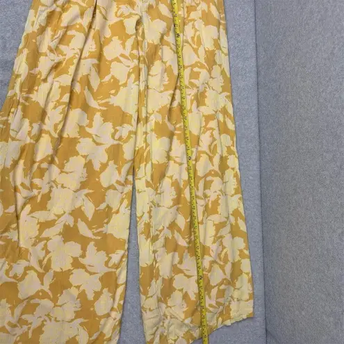 The Normal Brand Women's Pleated Yellow Floral Wide