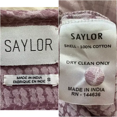 Saylor Jumpsuit Zoya Sleeveless Cropped Purple S