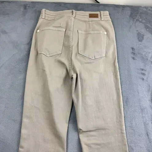 Judy Blue  Jeans Womens Size 7/28 Khaki Flare Stretch Hi Rise Career Core Basic