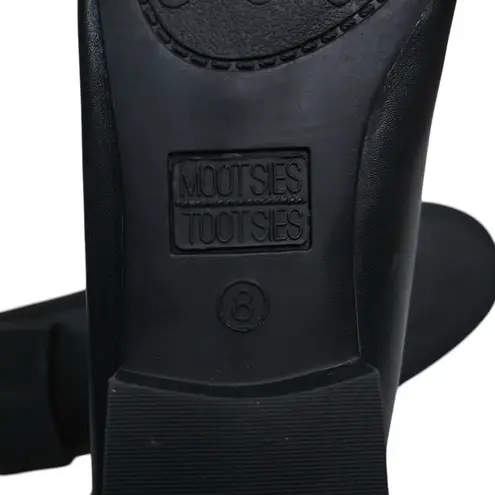 Mootsies Tootsies Women's 8 True Grit Black Leather Tassel Loafers