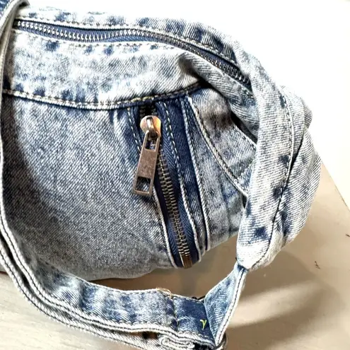 Blue Denim Hobo Bag Casual Crossbody Shoulder Purse Y2K