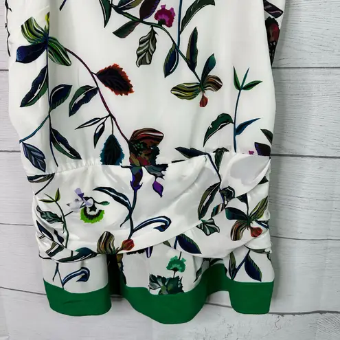 Derek Lam 10 Crosby Womens size 2 Floral Tank Spaghetti Strap Tank Blouse