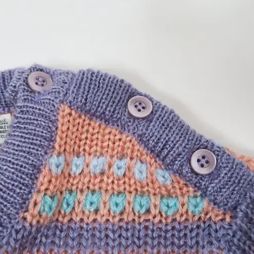 Vintage 70s Good’s Plenty Pastel Striped Sweater