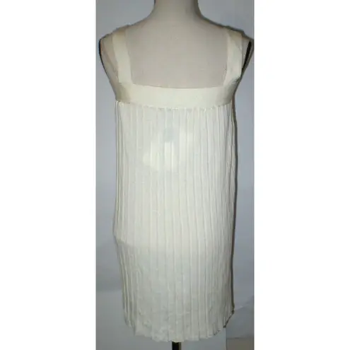 Jenni Kayne New Womens NWT Cashmere Silk Dress S Italy Soft Tunic Off White Tank