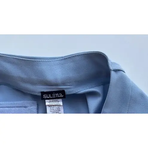 Vintage Sulena Women’s Pants Sz XL Blue Made In USA Lined Summer Spring Y2K