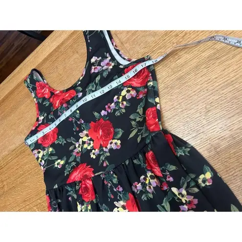 Crystal Doll EUC fit and flare sleeveless cut out bow back dress 18β p2p