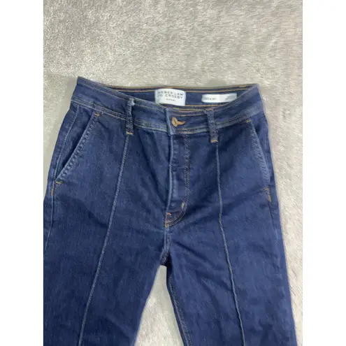 Derek Lam 10 crosby delilah high rise crop flare Size 26 Dark Front Seam