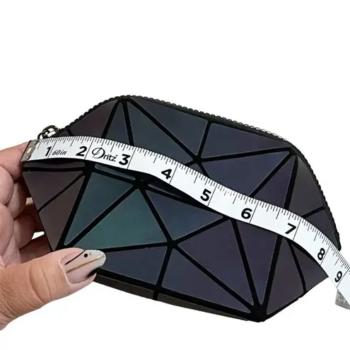 The Lumination Holographic Makeup Bag Gray