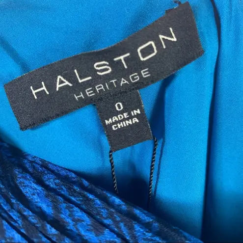 Halston Heritage Halston Ruched one shoulder dress