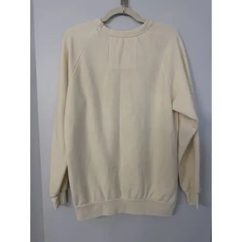 Aviator Nation Butter Yellow Logo Sweatshirt And Sweatpant Set Women’s Medium