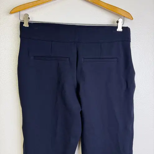 Spanx  PBP Slim Straight Ponte Pants Blue Womens Large Petite PL Pull On NWT