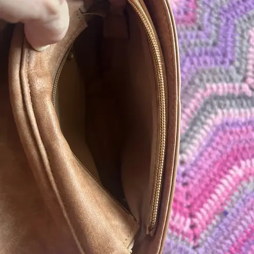 Indigo Soul faux leather boho shoulder bag Brown