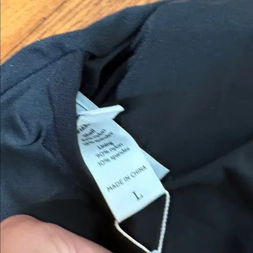 ANDIE Bikini Set Tank Top Wide Band High Waisted Bottom Black Size L NWT/NWOT