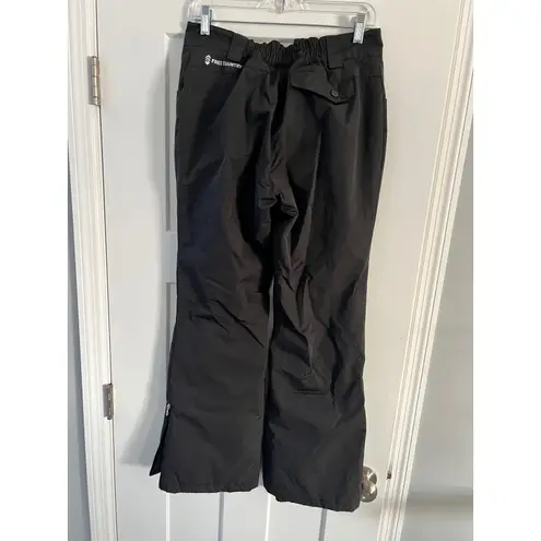Free Country Snow Pants Ski Insulated Waterproof Zip Black Women's M/M