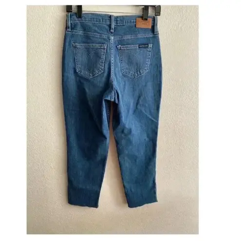 Calvin Klein Jeans 🆕  Raw-Hem High-Rise Straight Jeans 25🆕