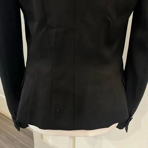 Maje Black Tailored Blazer with Notched Lapels