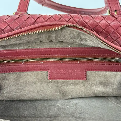 Bottega Veneta 🤍HP🤍 Red Intrecciato Leather Montaigne Bag
