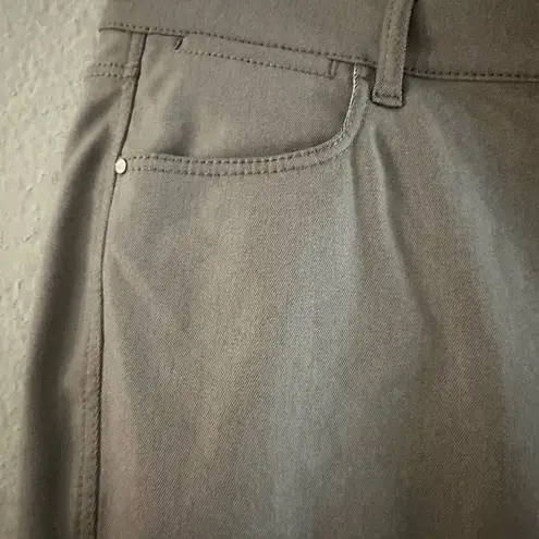 Lafayette 148 coated grey Mercer pants Gray Size 10