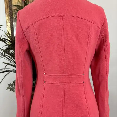 INC International Concepts Women's Coat Small Hot Pink Lined Full Zipper Pocket
