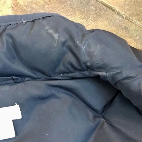 J.Crew Women’s Puffer Quilted Vest Double Zipper Size S Black