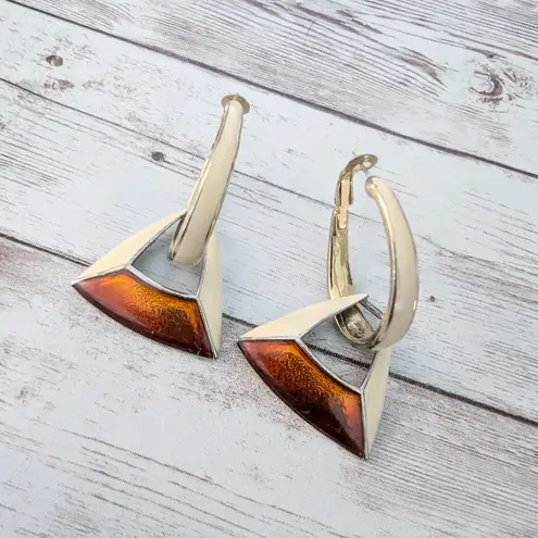 Vintage Goldette Earrings Dangle Earrings for Pierced Ears