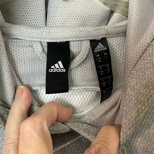 Adidas  Gray Hoodie Size Large