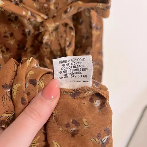 NWT Daughters of India Prairie Dress Tan Size XS