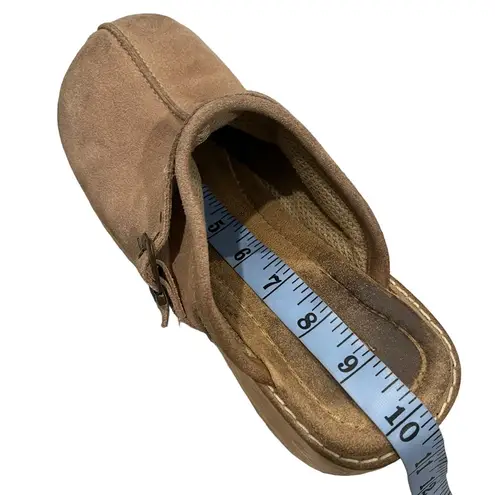 Soda Vintage Rare Suede Mega Chunky Platform Mules