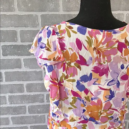 Andree by Unit Flutter Sleeve Mini Dress Women’s Size Large NWT