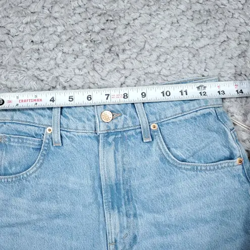 READ Mother Snacks Sugar Cone Maxi Skirt Sweet & Sour Size 26 Light Wash Blue