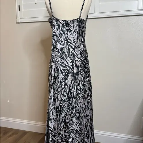 Lovestitch Black, Pink and White Spaghetti Strap Sundress