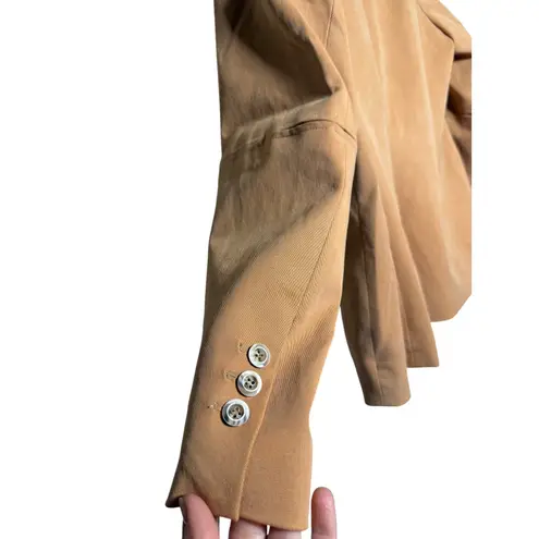 NWT Adroit Atelier Hunter Single Breasted Stretch Blazer Sz. L Tan Size L