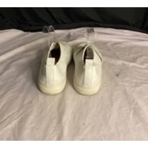 Steve Madden Minimalist Cream Leather Slip-On Sneakers  Glenn Size 9M - Image 8