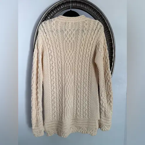 NWT The Irish Store Cable Knit Sweater Dress Size L