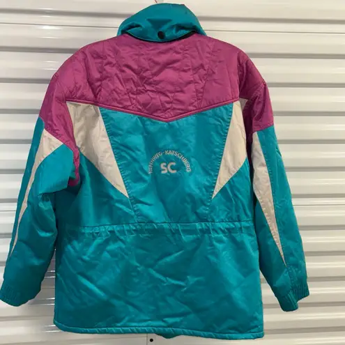 Blizzard Teal Magenta Vintage Ski Snow Jacket Women's XXL Blue Size XL