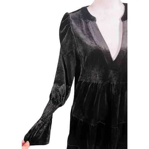 Tuckernuck Pomander Place Black Velvet Kenzo Dress Size Medium