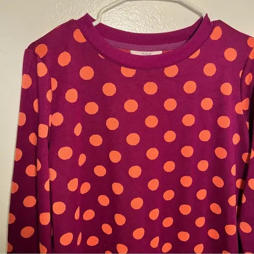 Victor Glemaud for Target Polka Dot Sweatshirt Tunic Dress Pink